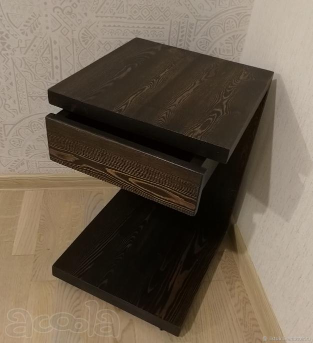 Журнальные и кофейные столики из массива ценных пород дерева